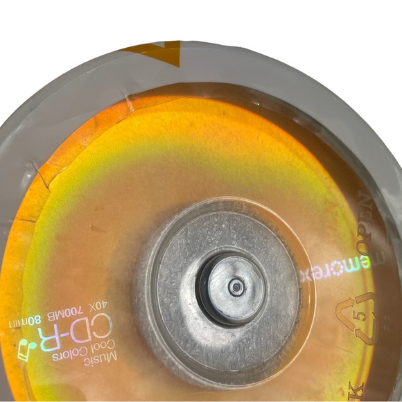NWT Memorex CD-R Music Cool Colors 25PK 40X 700MB 80min Recordable Compact Discs - Picture 6 of 9